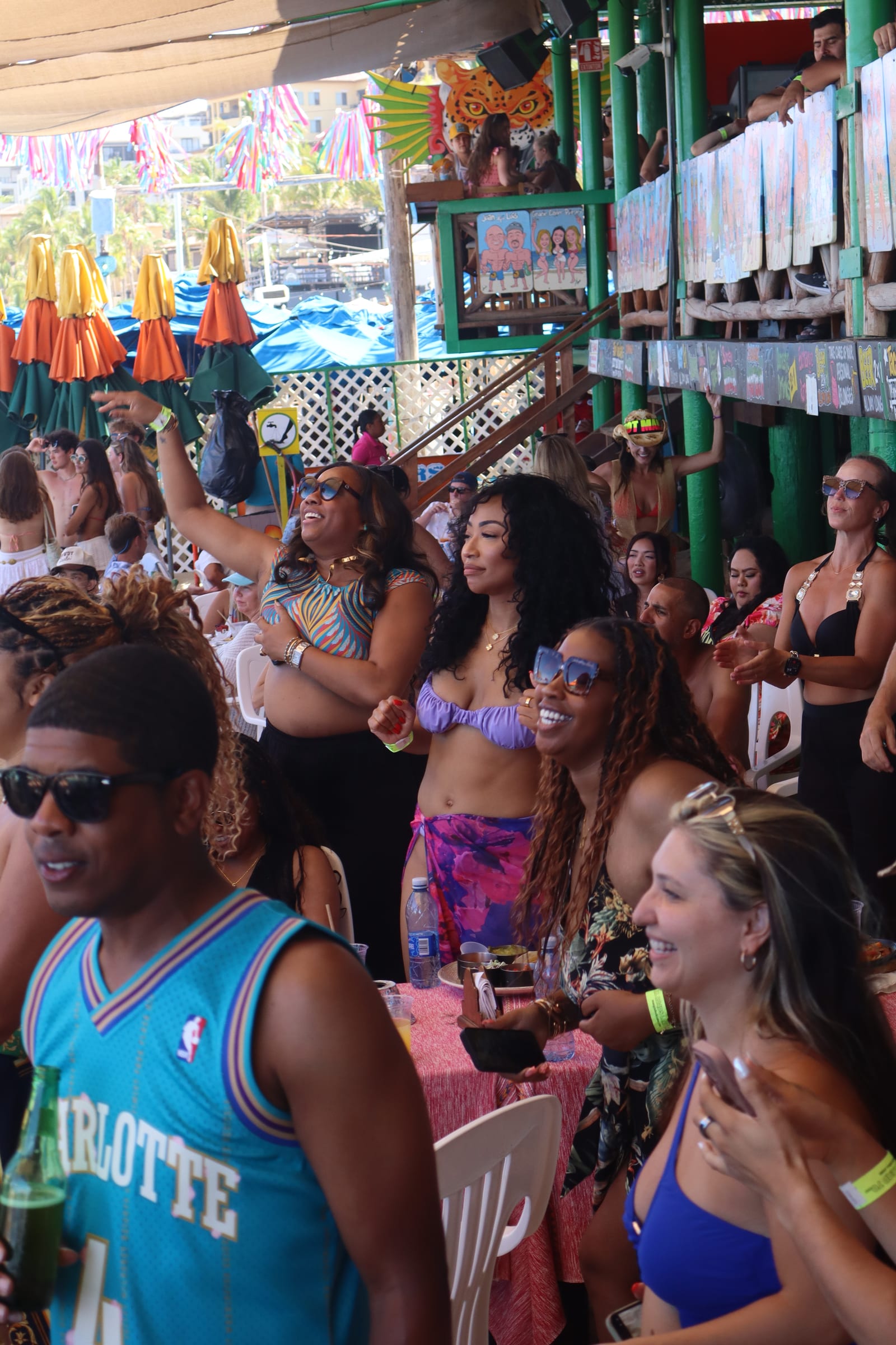 Spring Break group at Mango Deck 3