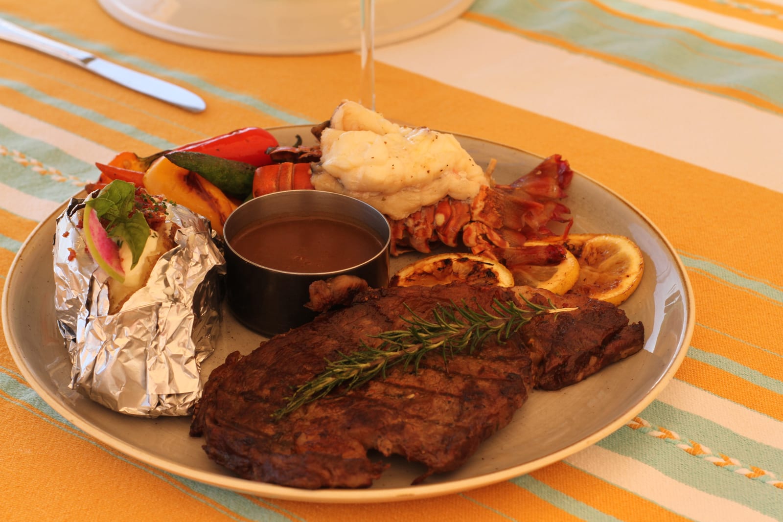Surf & turf at Mango Deck