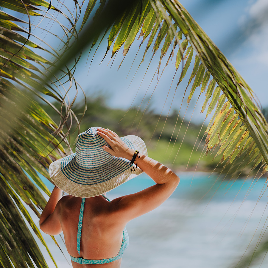 Beachwear and style at Mango Deck, Medano Beach